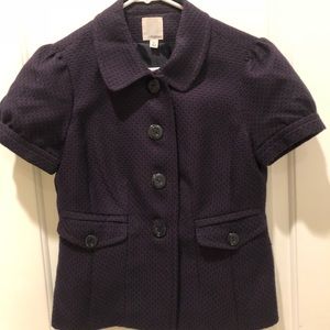 Halogen short sleeve blazer